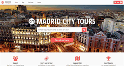 Desktop Screenshot of madridcitytours.com