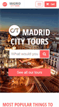 Mobile Screenshot of madridcitytours.com